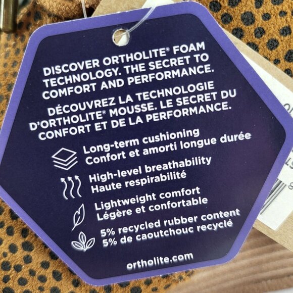 Women's Toms Tan Mini Cheetah Suede Wedge Booties With Ortholite Foam Size 10 NW - Picture 6 of 10